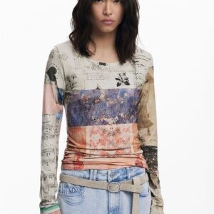 Desigual Artistic Long Sleeve Top